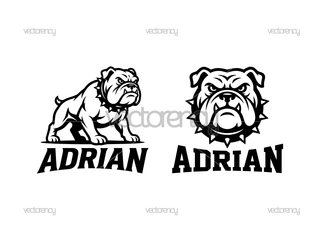 NCCA Adrian College Bulldog SVG Vector PNG