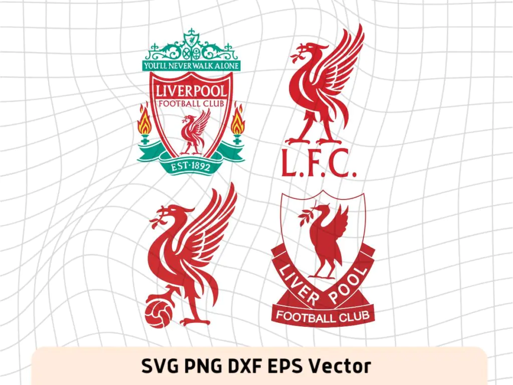 4 Liverpool Logo SVG Cut Files Layered