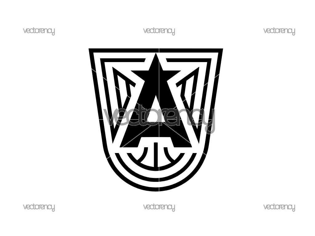 Atlanta Dream WNBA Logo Black Color Vector