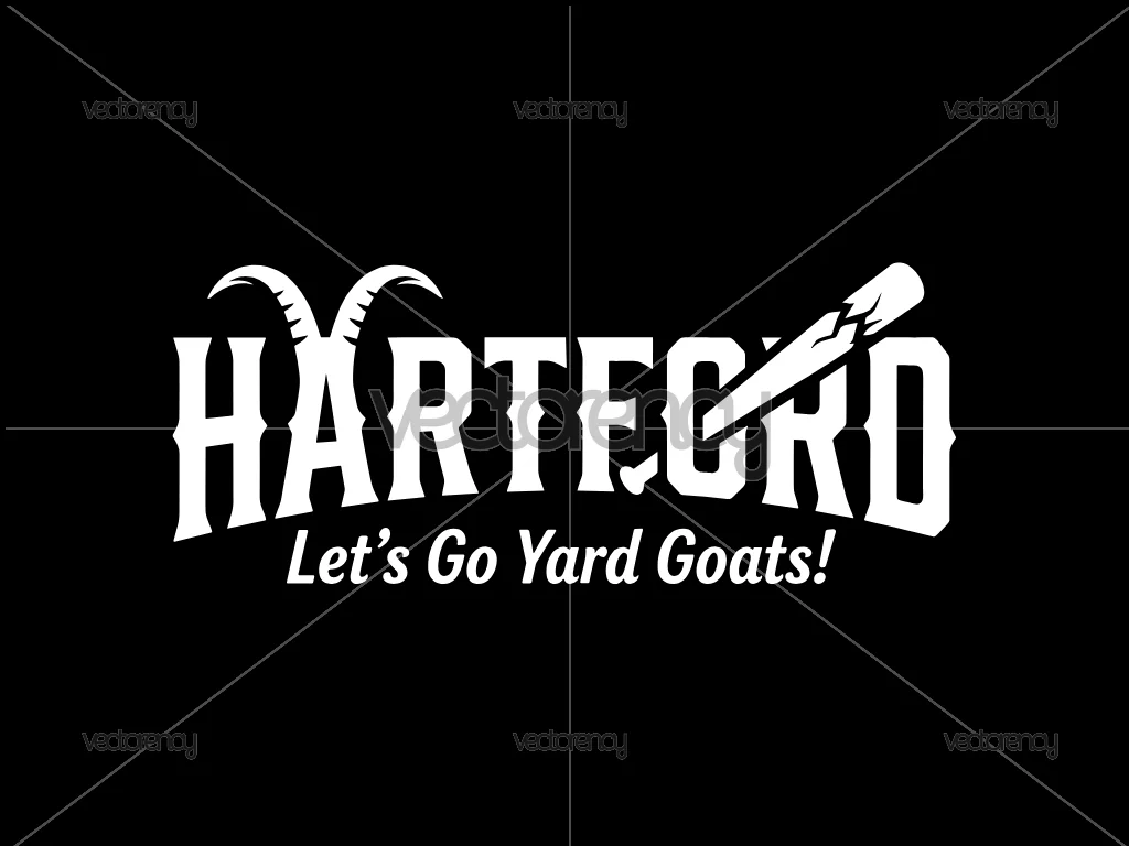 Hartford Yard Goats Let’s Go Yard Goats! Vector Premium Design SVG