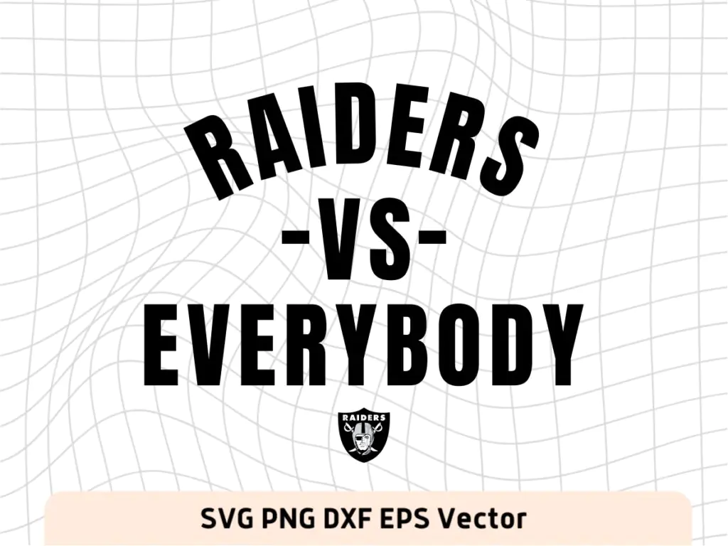 Raiders vs Everybody SVG