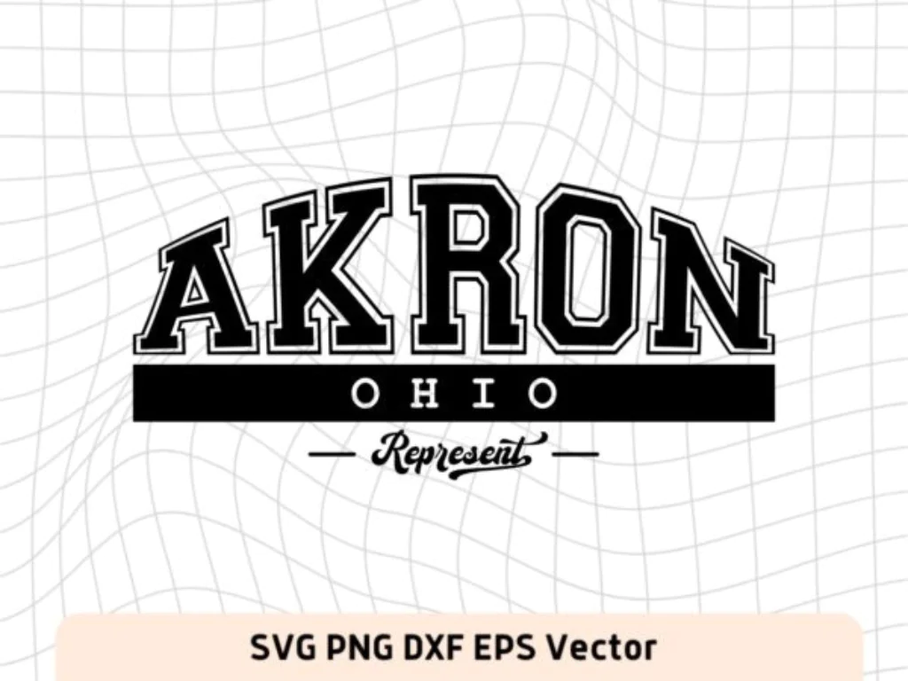 Akron Ohio State SVG