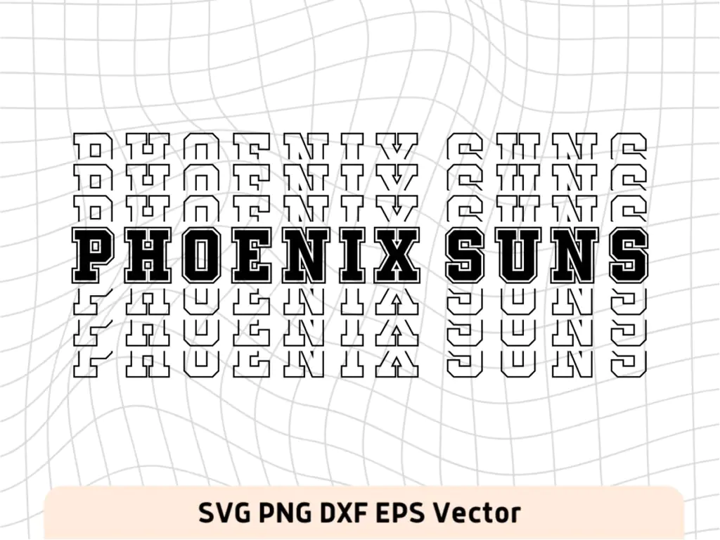 Phoenix Suns SVG Digital Download, NBA, Team Basketball, Phoenix Suns PNG