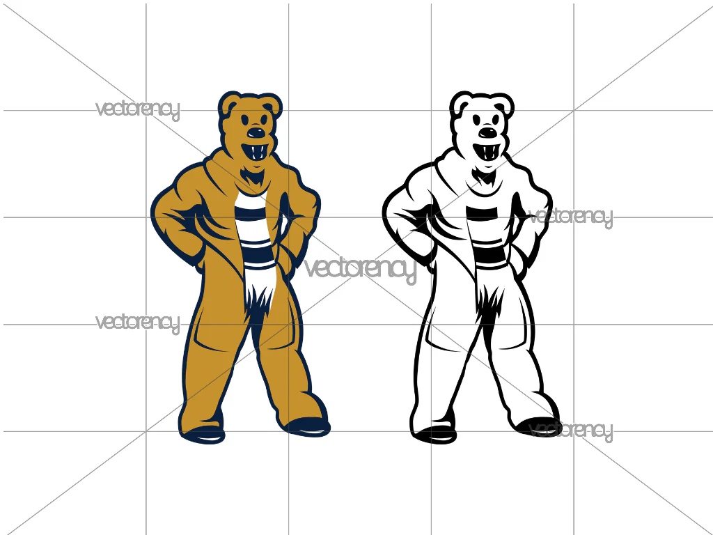 Penn State Mascot SVG PNG Vector