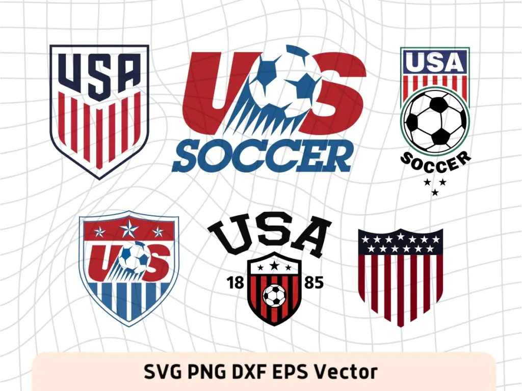 USA National Soccer Team SVG Bundle