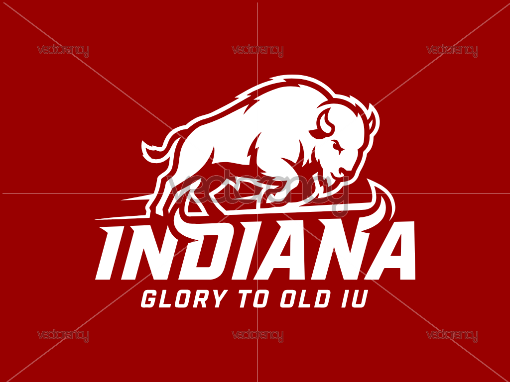 Indiana Glory to Old IU Logo Image Premium Graphic SVG PNG