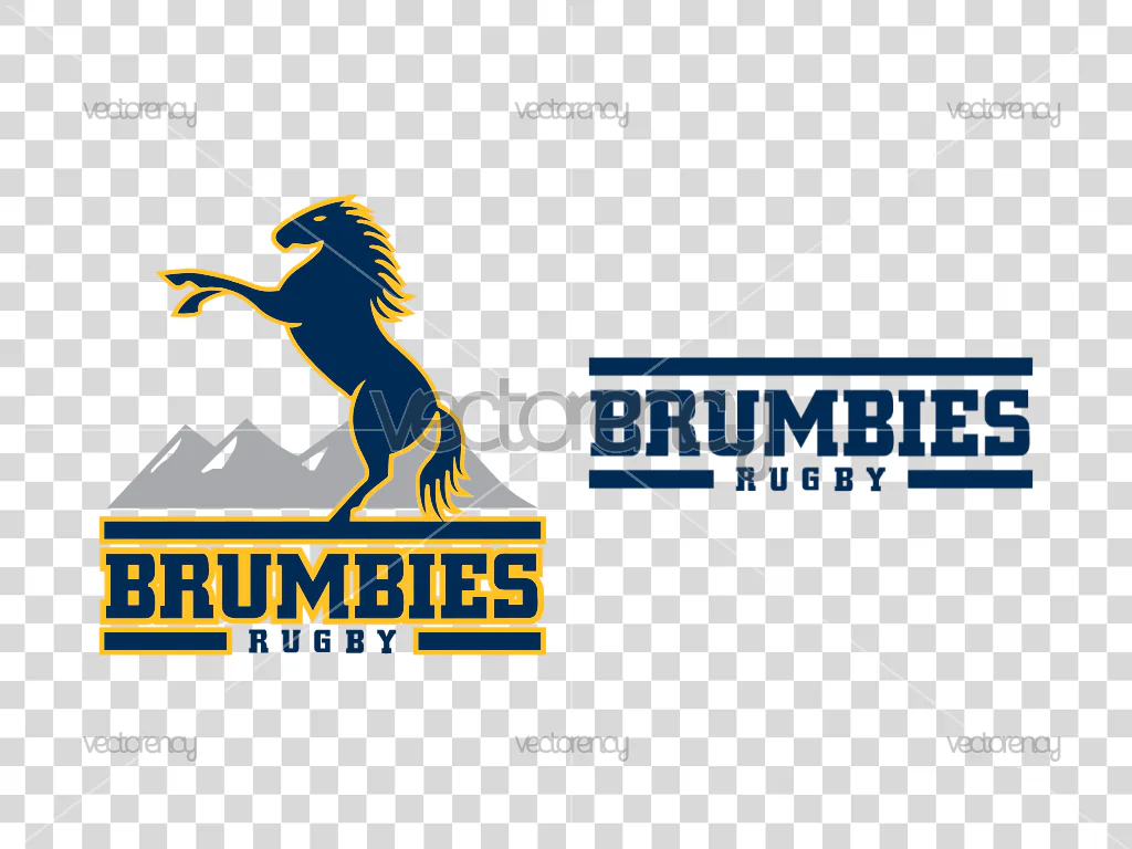 Brumbies Rugby Logo Vector PNG HD Transparent