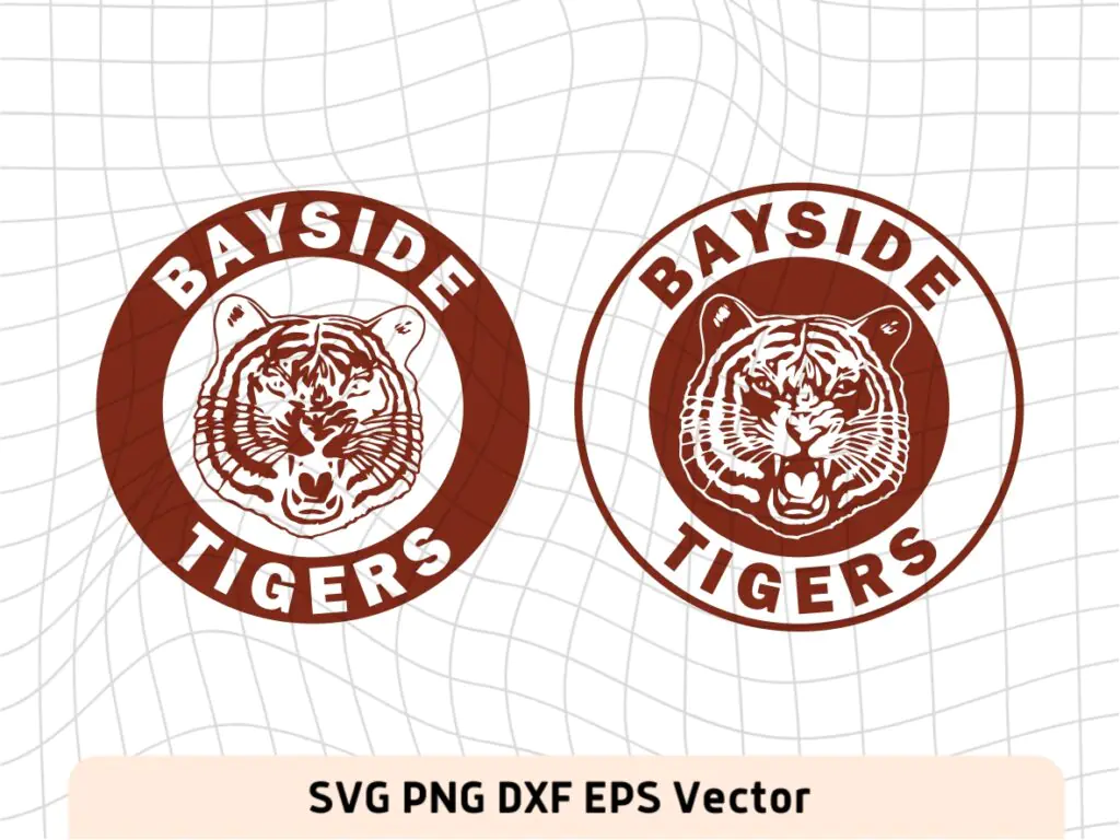 Bayside Tigers High School Logo SVG Cricut | Vectorency