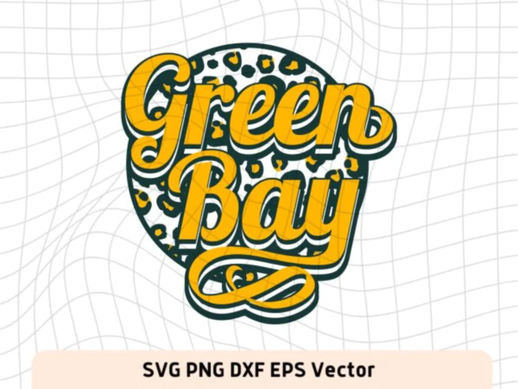 Packers Leopard Green Bay Football Svg PNG Sublimation