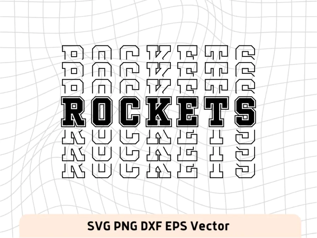 Rockets SVG Digital Download, NBA, Team Basketball, Rockets PNG