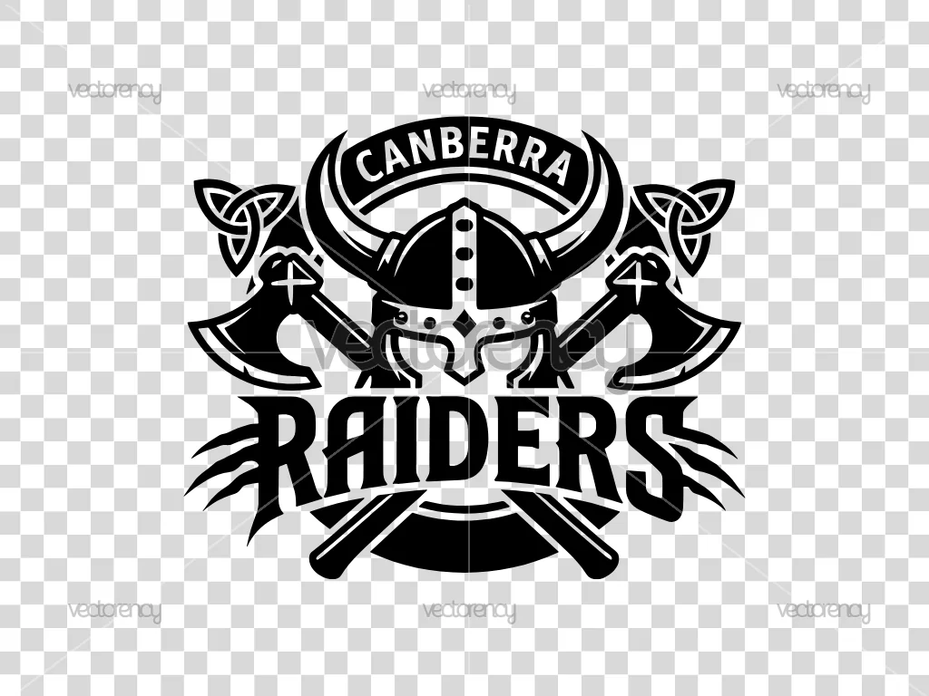 NRL Canberra Raiders SVG and PNG File Transparent
