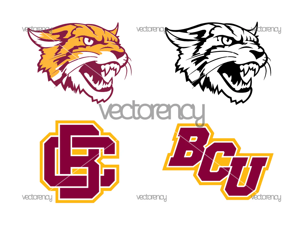 Bethune–Cookman Wildcats Logo SVG Vector Image PNG Bundle