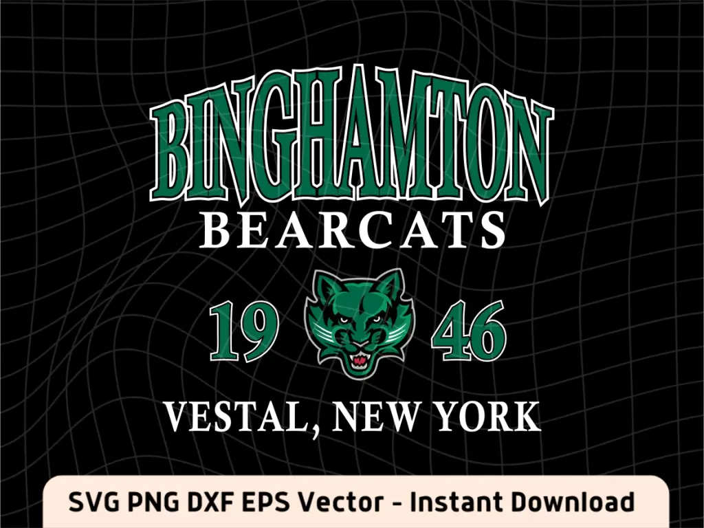 Binghamton Bearcats 1946 Vestal New York SVG PNG