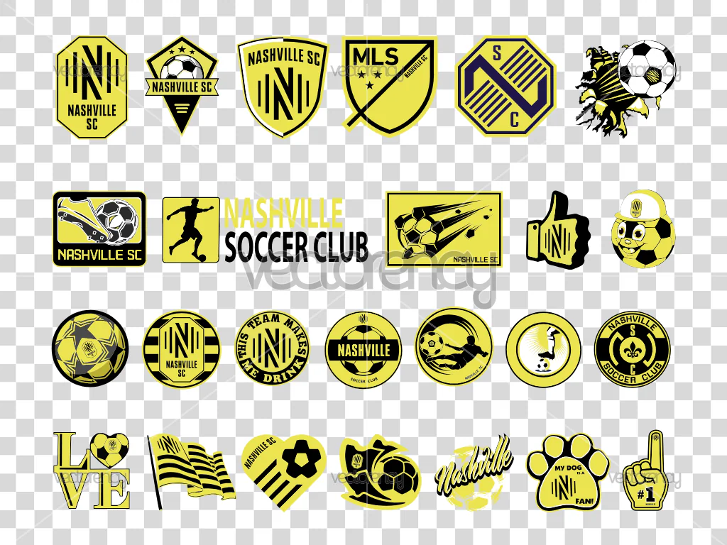 Nashville Soccer Club SVG, Logo Vector, MLS Tennessee PNG Transparent