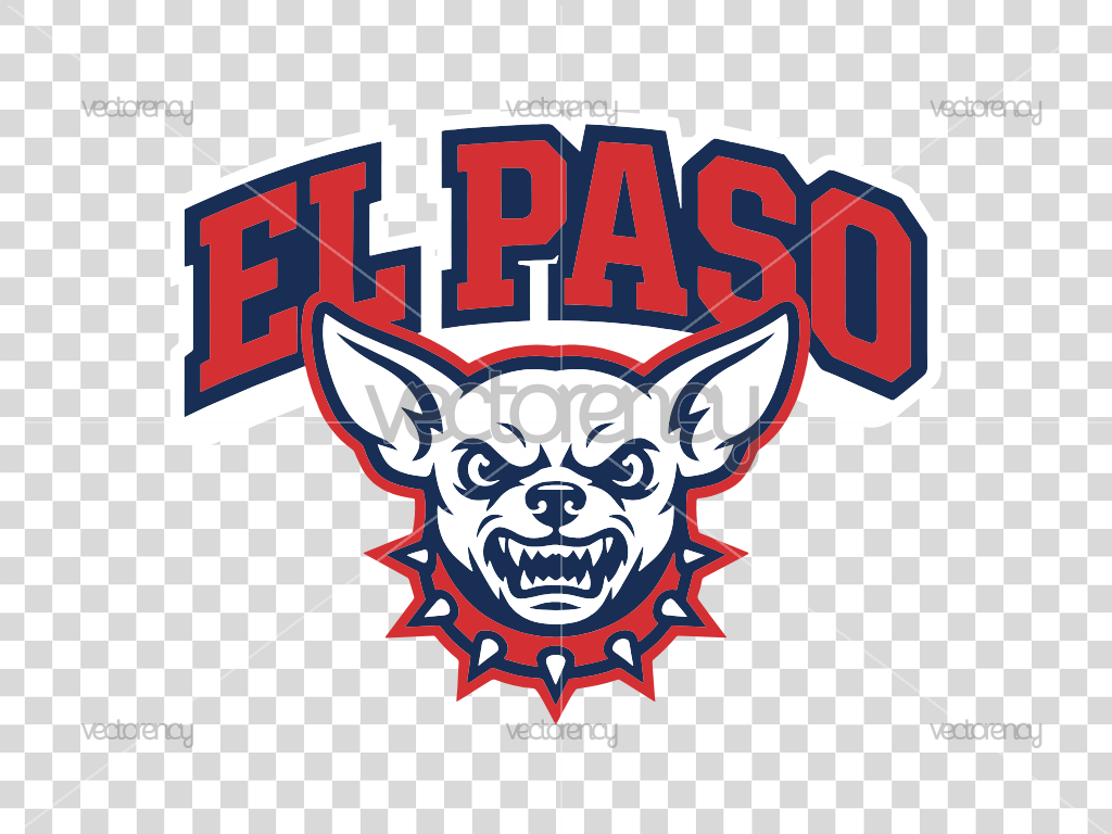 Chihuahuas Baseball Logo El Paso PNG Image SVG