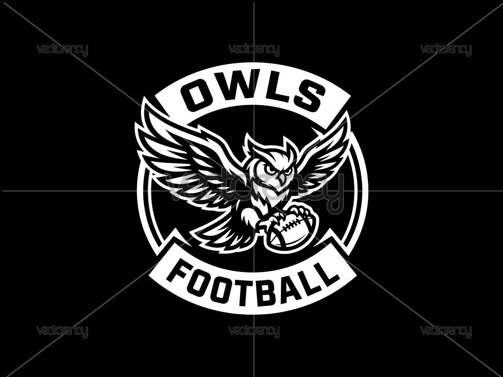 Owl Mascot Football Team Svg Eps Png File