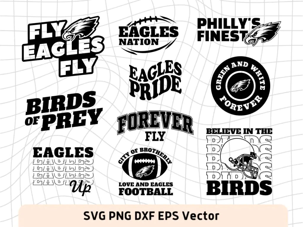 Trending, Philadelphia Eagles Cricut SVG Bundle, Quotes, Slogan Philadelphia Eagles PNG