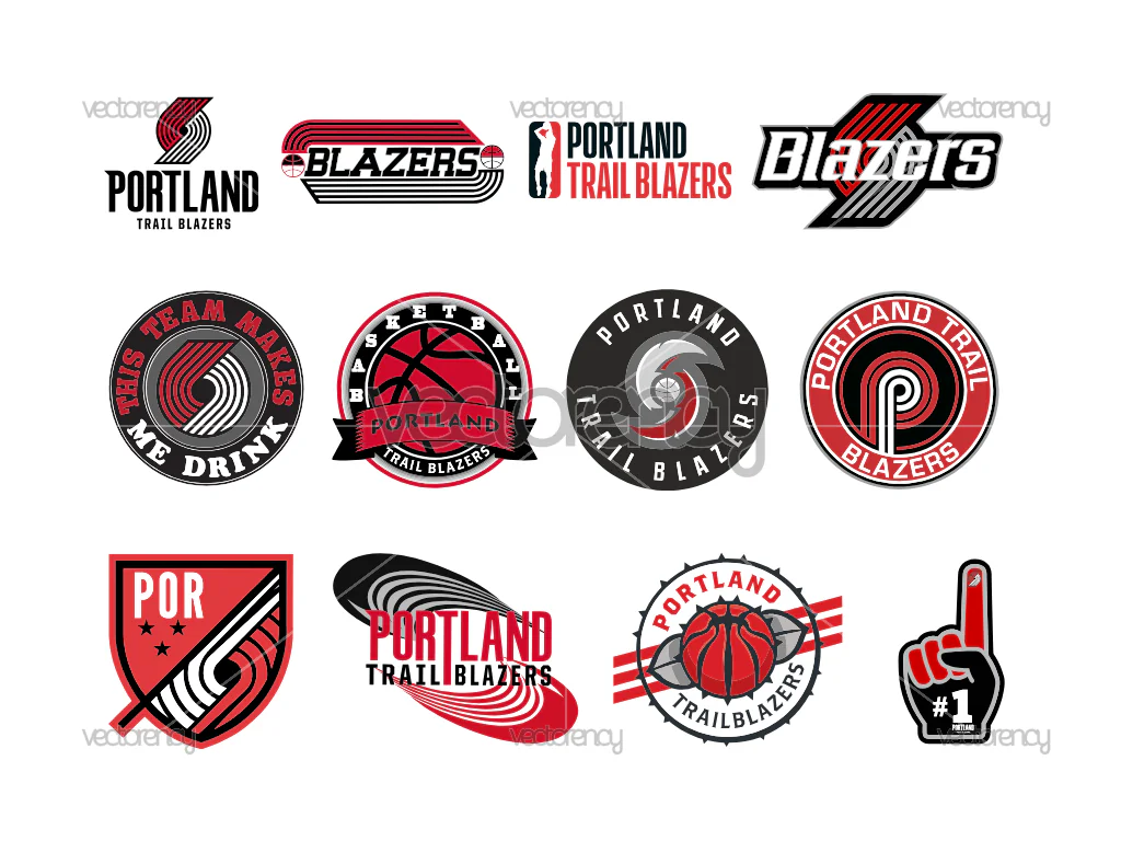 Portland Trail Blazers Logo SVG PNG Vector Image HD