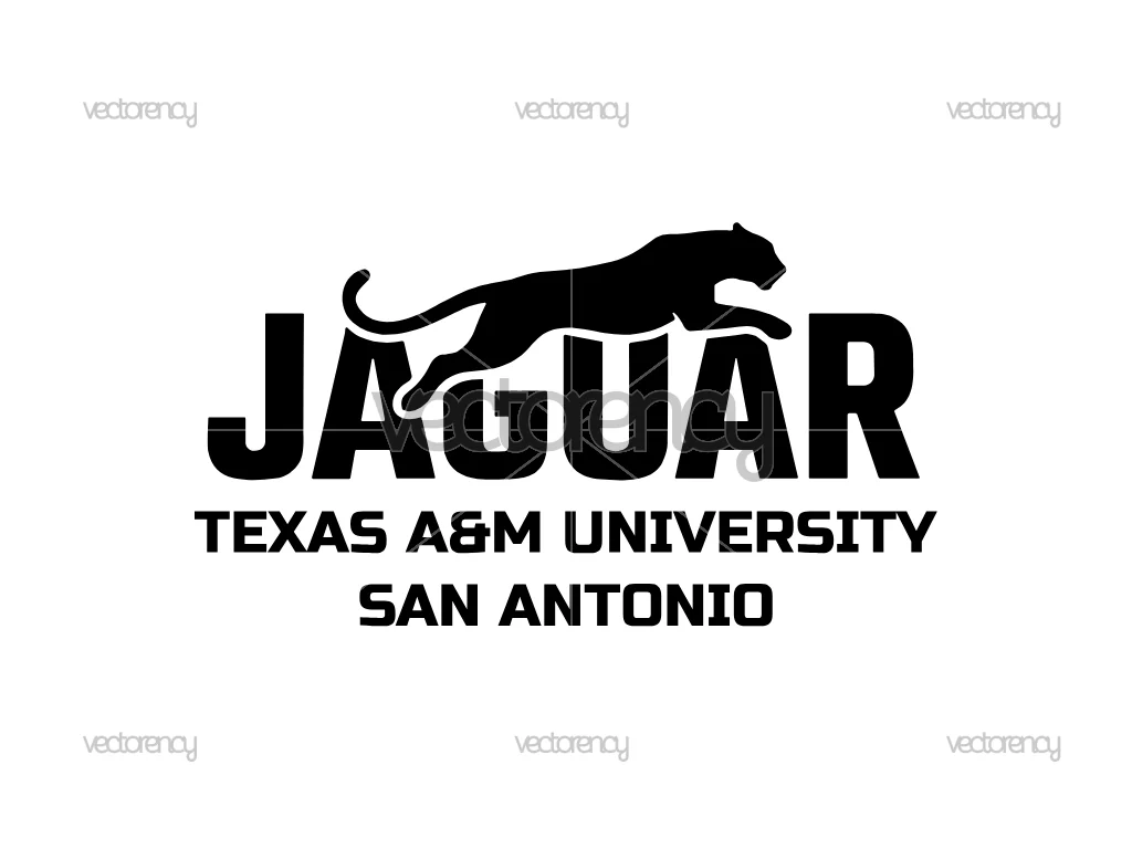 Jaguar Texas A&M University San Antonio NCAA SVG PNG Image Download