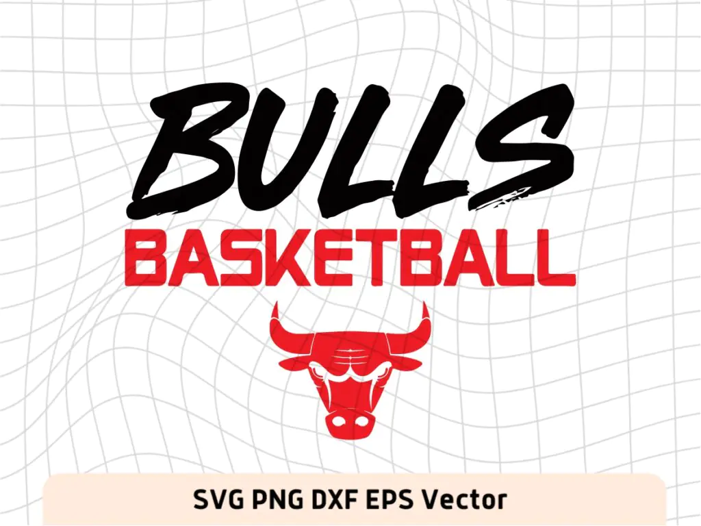 Chicago Bulls Basketball NBA Cut Files, SVG Cricut