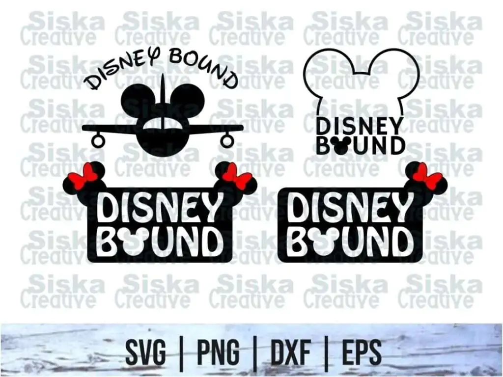 Disney Bound SVG Cut File