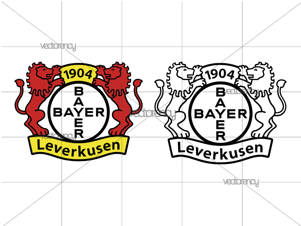 Bundesliga Bayern Leverkusen Logo SVG Cut File, Vector, PNG