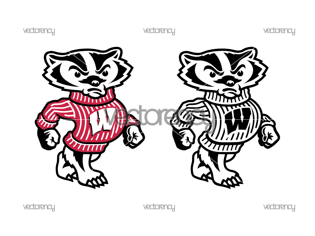 Wisconsin Badgers PNG SVG Cut File EPS DXF Instant Download
