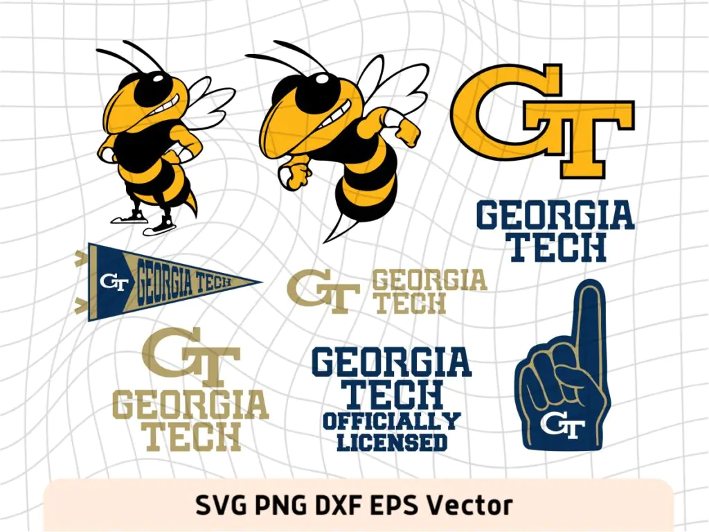 Georgia Tech SVG Design Craft with Style using Cricut Yellow