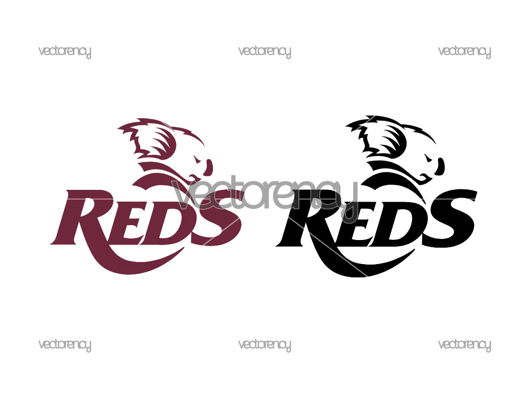 Queensland Reds Rugby SVG PNG