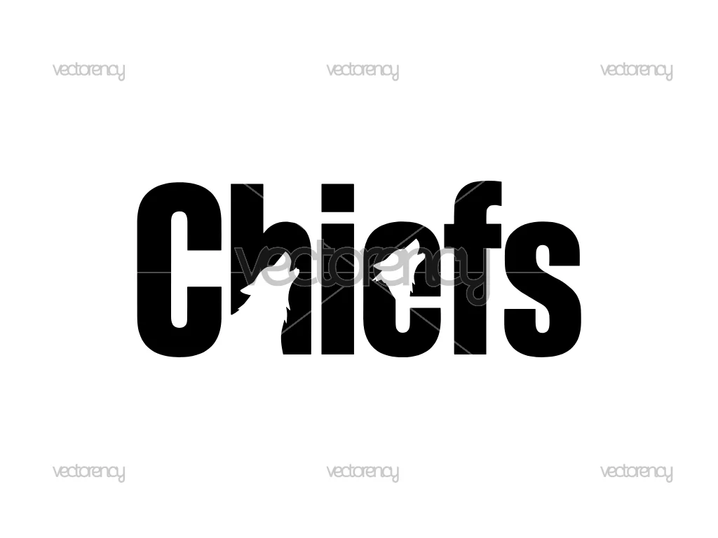 Wolf Chiefs SVG Kansas City