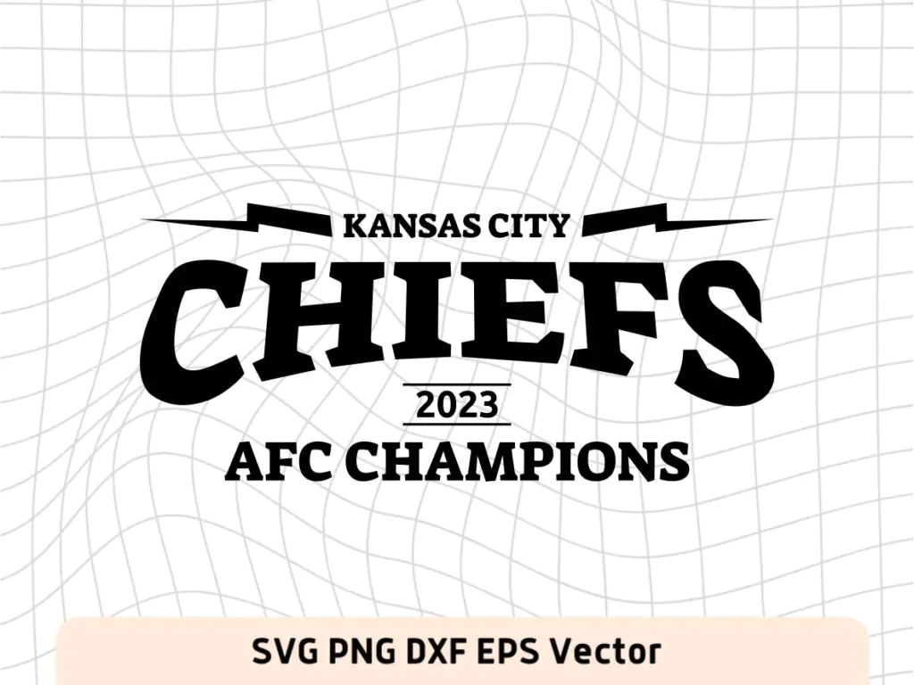 2023 AFC Champions KC Chiefs Design Unofficial