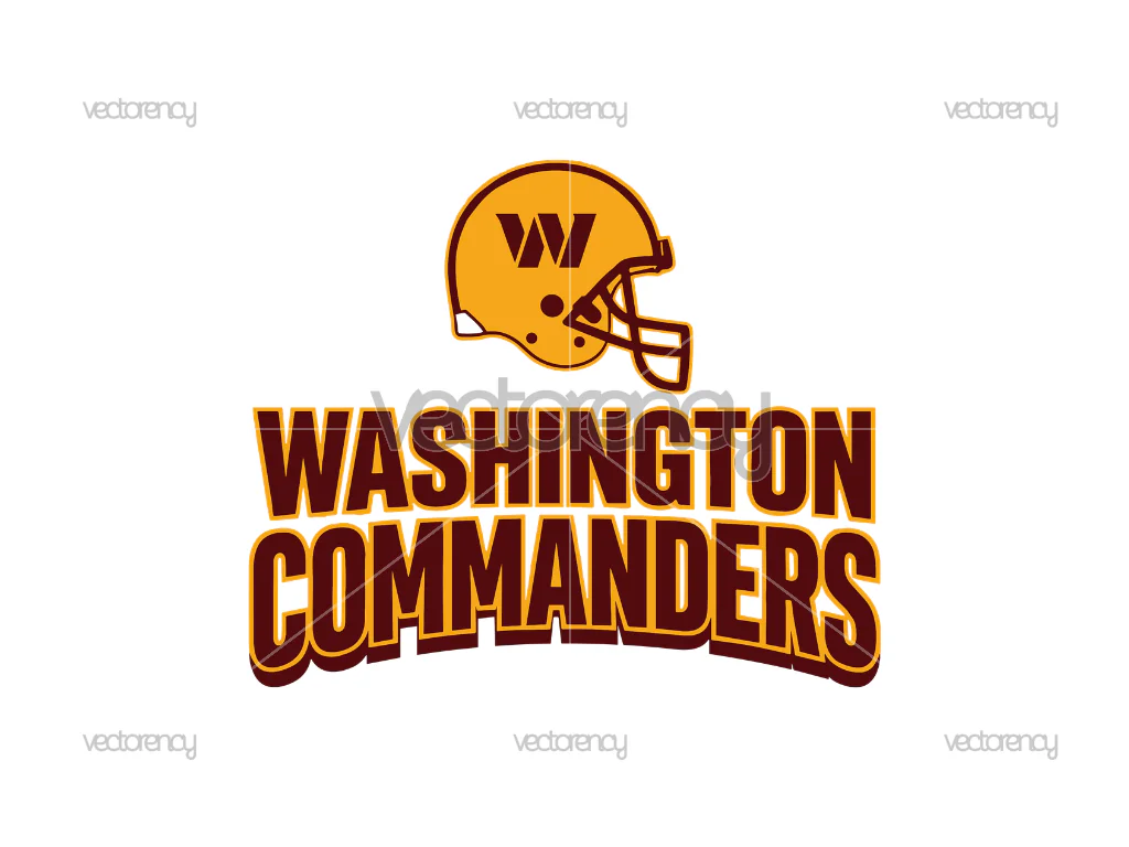 Washington Commanders Football Helmet PNG