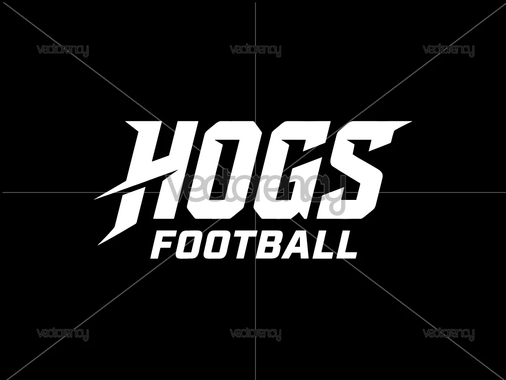 Hogs Football SVG