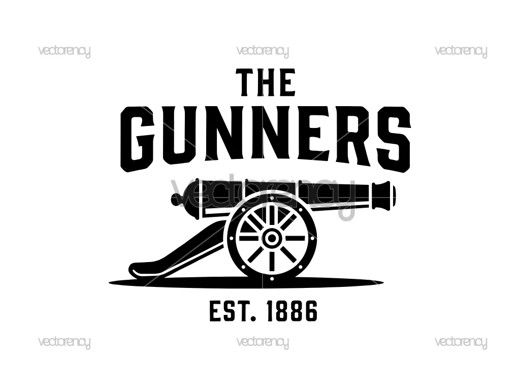 The Gunners SVG PNG