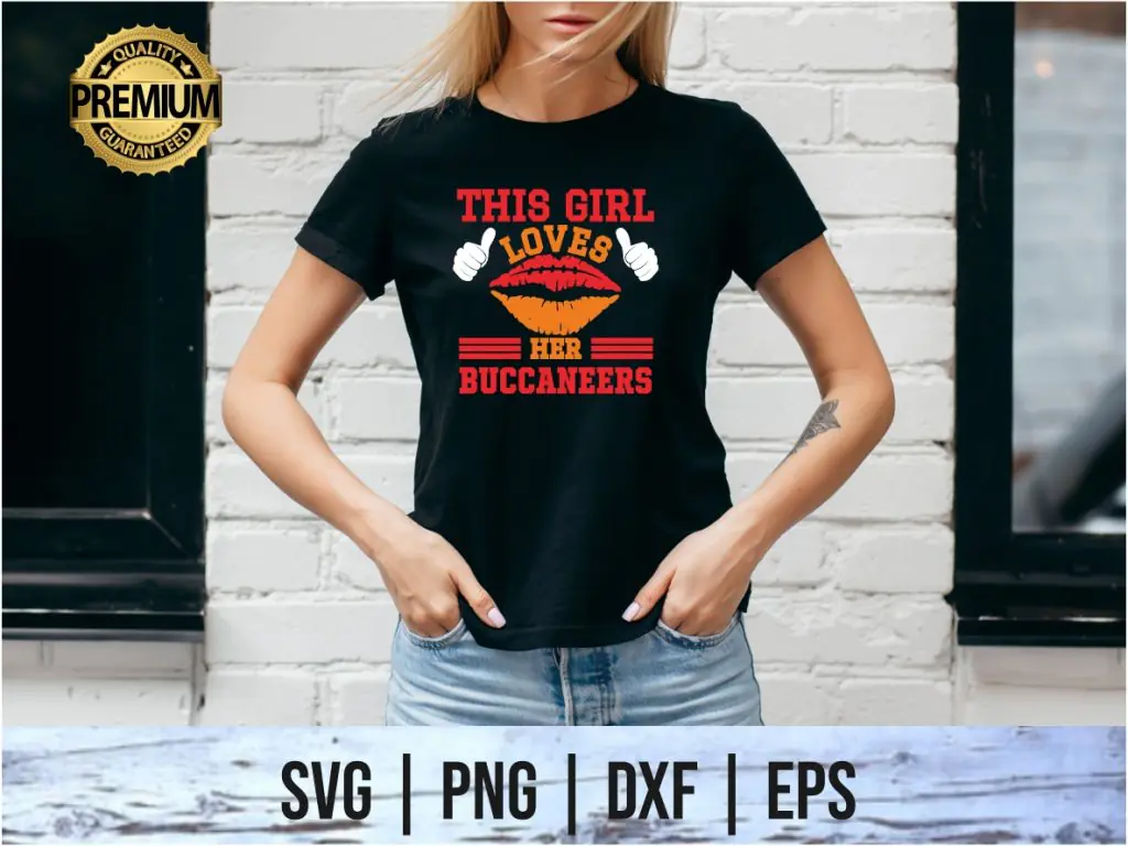 This Girl Loves Her Buccaneers SVG