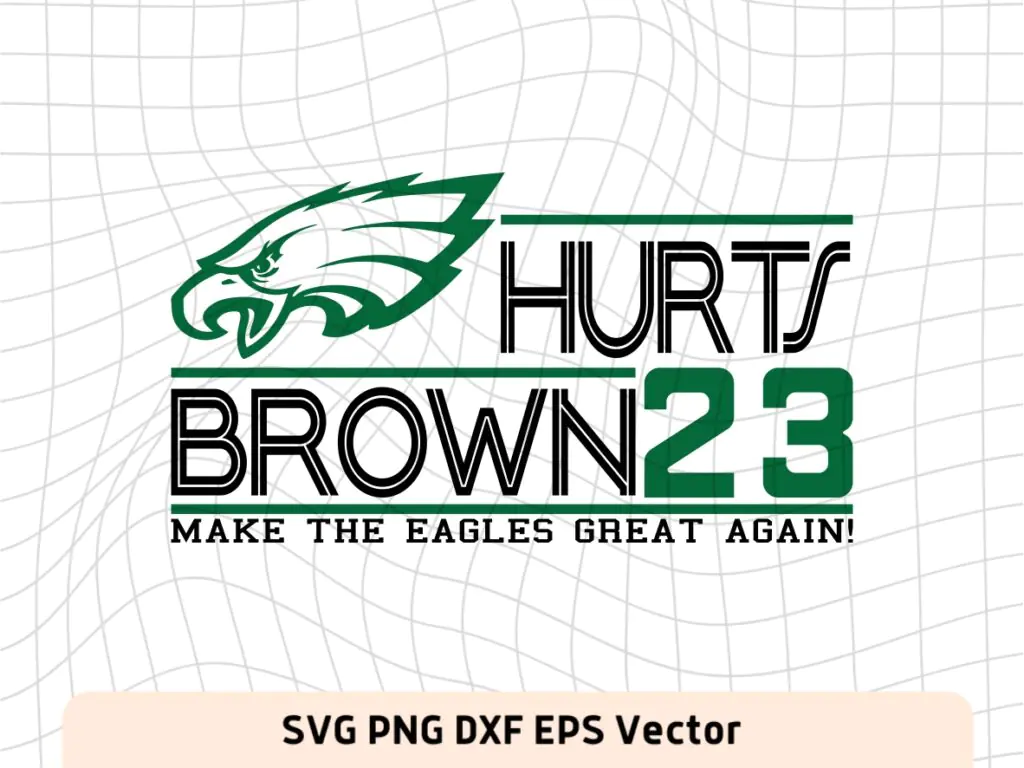 Jalen Hurts AJ Brown SVG Cricut