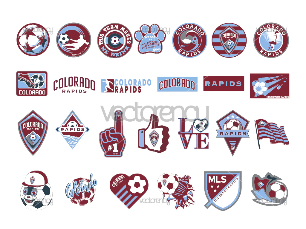 Colorado Rapids SVG, Vector Logo MLS, Colorado State Soccer