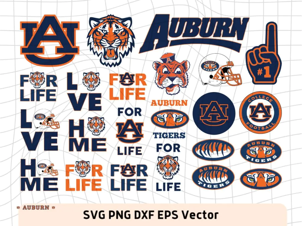 Auburn Tigers Logo Images SVG PNG EPS