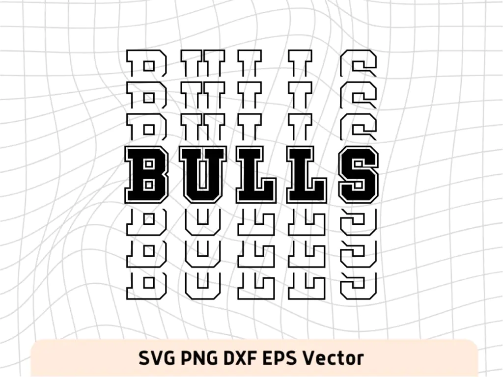 Bulls SVG Digital Download, NBA, Team Basketball, Bulls PNG