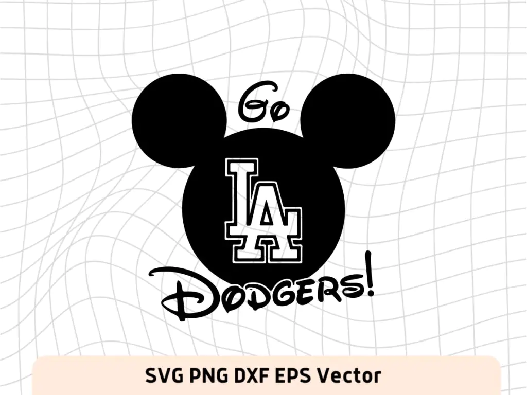 Los Angeles Dodgers SVG Disneyland