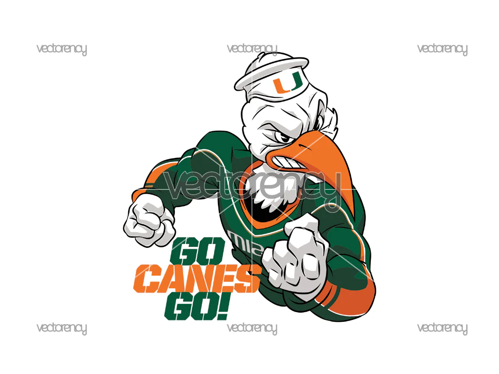 Go Canes Go, Miami Hurricanes, PNG Image