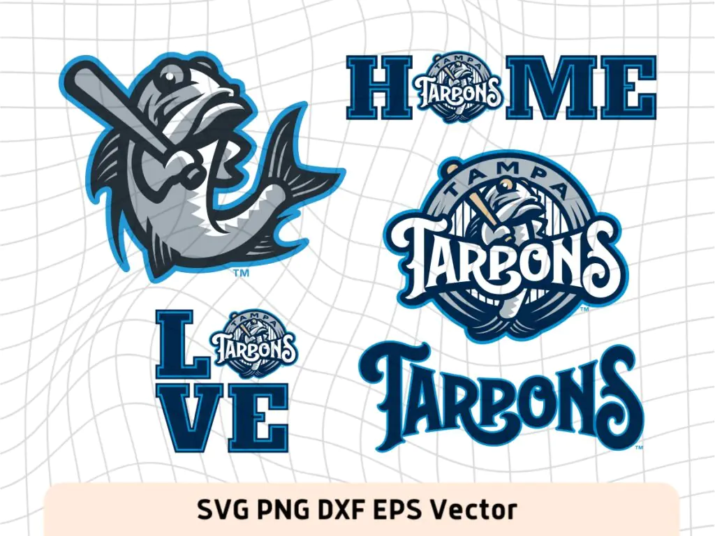 Tampa Tarpons SVG Bundle, Baseball, Tampa Tarpons Logo MILB PNG