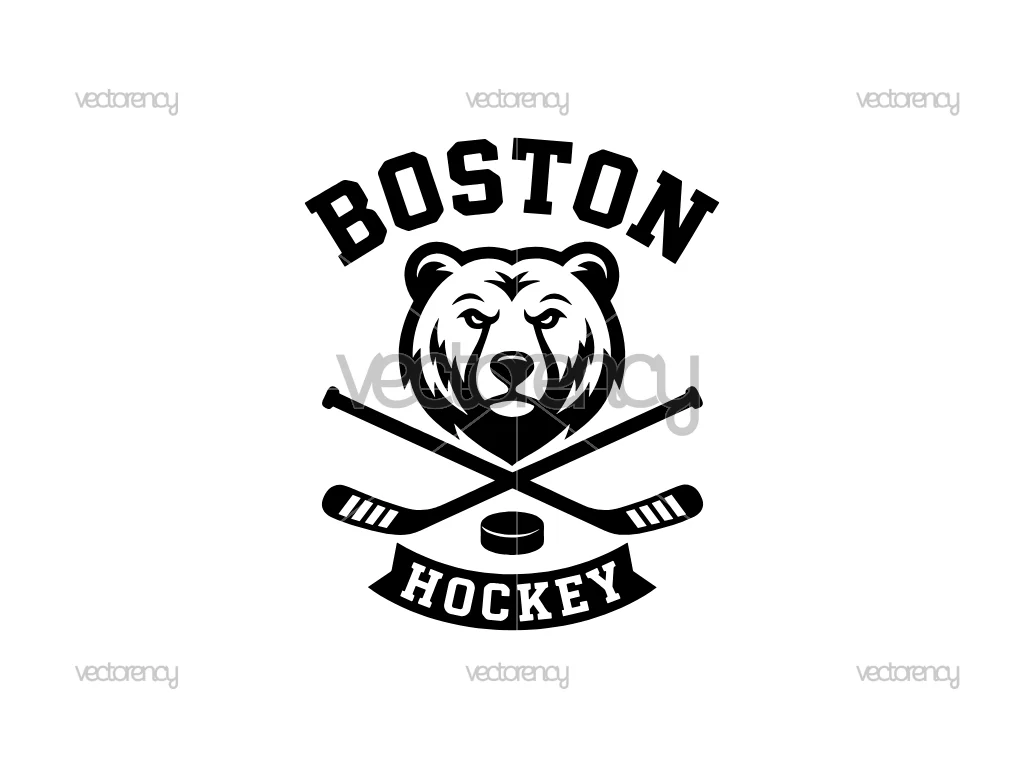 Boston Hockey SVG