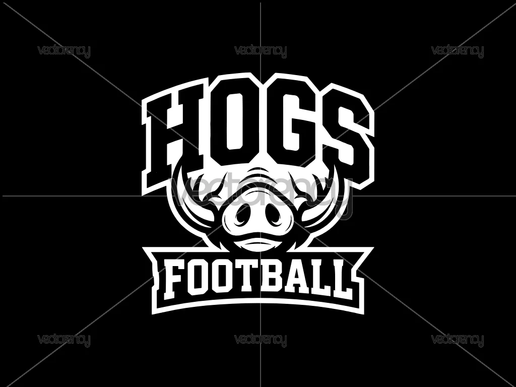 Hogs Mascot Sport Team Vector SVG PNG Transparent