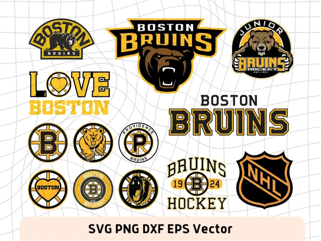 Boston Bruins SVG Cricut Bundle