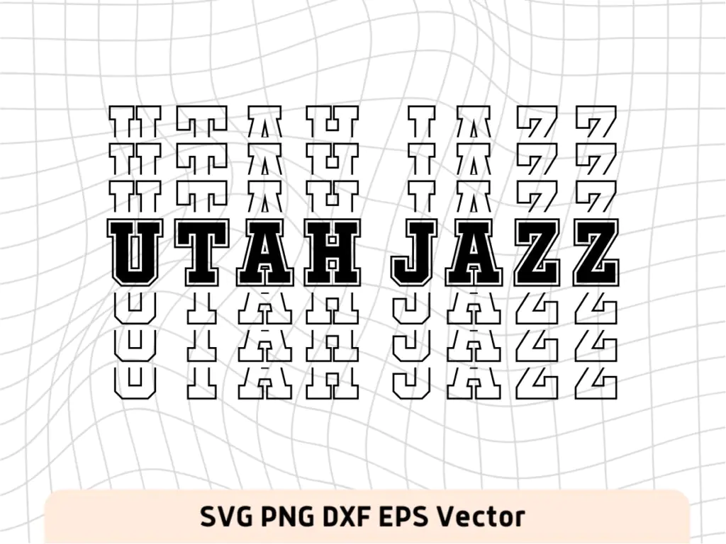 Utah Jazz SVG Digital Download, NBA, Team Basketball, Utah Jazz PNG