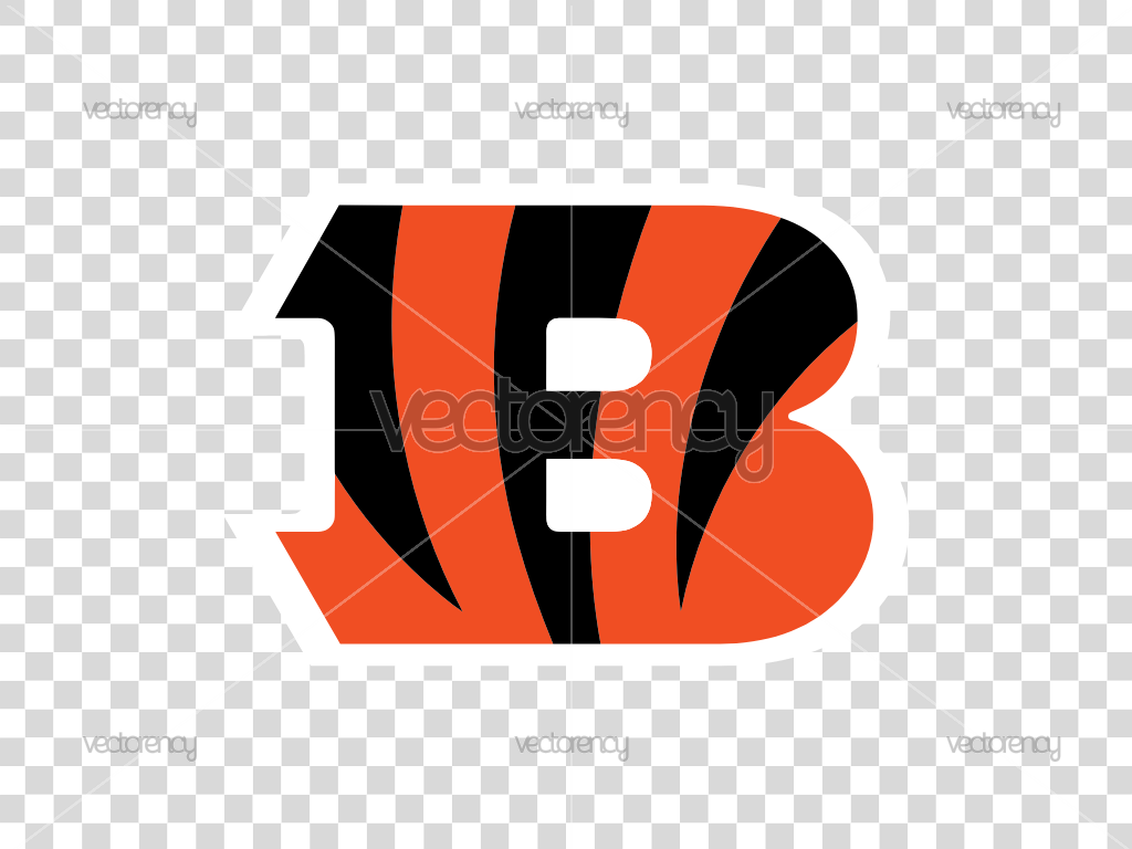 Bengals B Logo SVG Layered