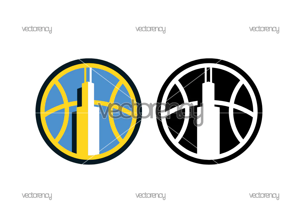 WNBA Chicago Sky Logo SVG Vector Image
