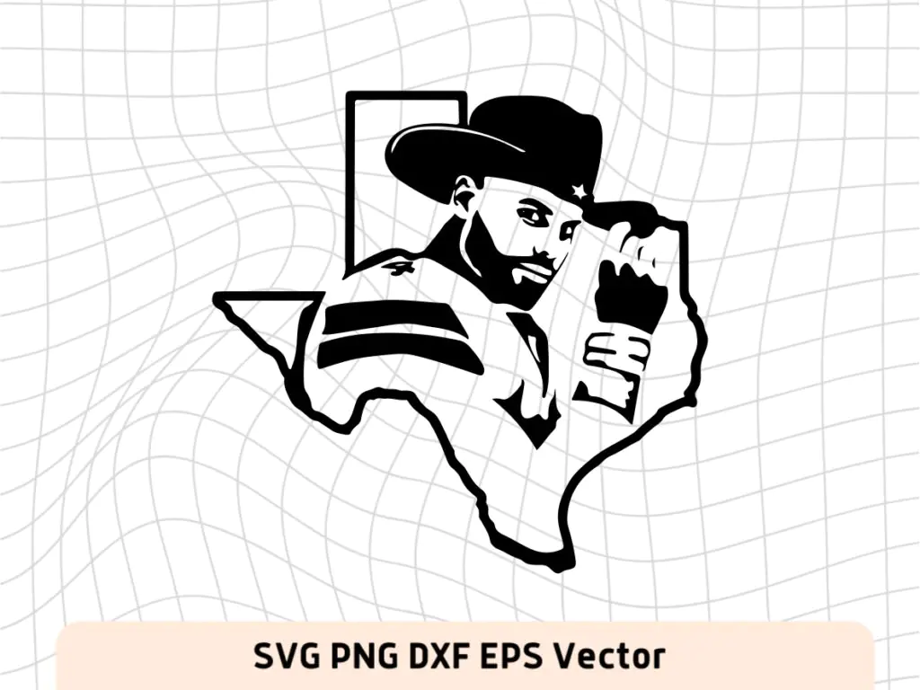 Dak Prescott SVG, Cowboy shirt Dallas Cowboys