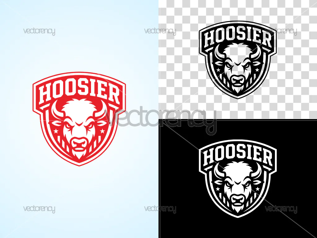 Indiana University Hoosiers Vector PNG Transparent Multicolor SVG